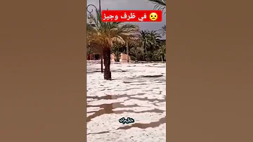 فيضانات وسيول تغرق شوارع زاكورة بعد عاصفة قوية 
