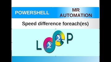 PowerShell - Speed differences in loops