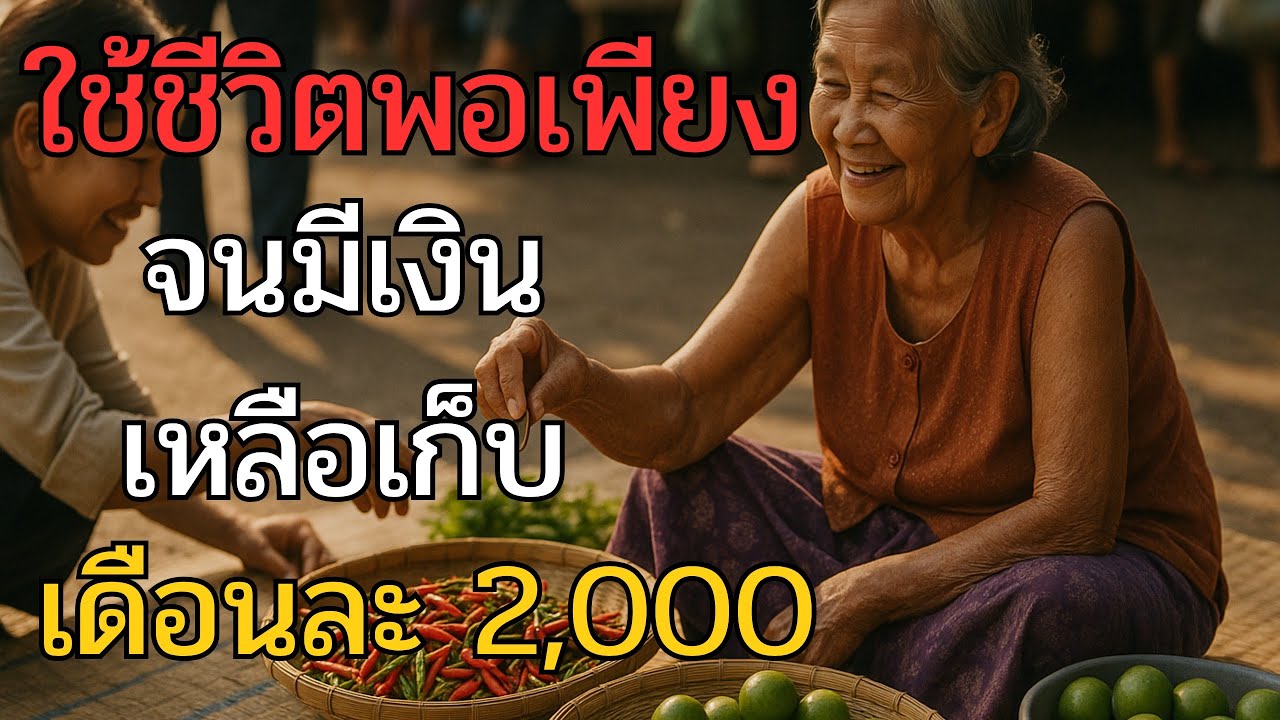 “ใช้ชีวิตพอเพียงจนมีเงินเหลือเก็บเดือนละ 2,000 ทั้งที่รายได้ไม่ถึงหมื่น”