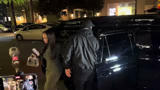 Kris Jenners Rolls Royce crashes into Kylie Jenners truck while Khloe Kardashian arrives