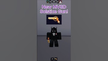 MVSD Solstice Gun Showcase ! #roblox #mvsd #mm2 #showcase #shorts
