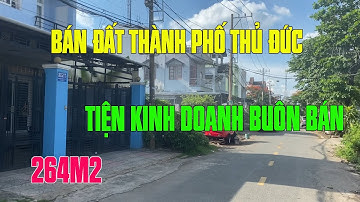 BÁN ĐẤT NGUYỄN DUY TRINH 264M2 RẤT ĐẸP I PHƯỜNG PHÚ HỮU THÀNH PHỐ THỦ ĐỨC ( QUẬN 9 CŨ )