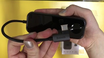 USB Hub Type C на 2 USB 3 0 HDMI 4K jack 3 5 iWatch charge Type C PD Baseus CAHUB AZ0G