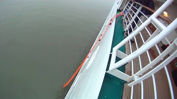 Fibrelight Emergency Ladder - Unrolling