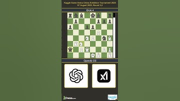 OpenAI O3 vs Grok 4 | Kaggle Game Arena Chess Exhibition Tournament 2025 | Round 3.2