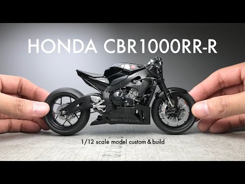 Building Tamiya 1/12 Honda CBR1000RR-R Scale Model Custom