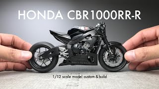 Building Tamiya 1/12 Honda CBR1000RR-R Scale Model Custom