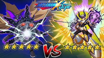 Bass GS 5* Vs Shagaru Armor X 5* - Mega Man X DiVE (Mobile Controls PvP) | Non-Meta vs Super Meta!!