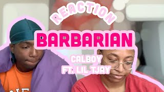 REACTION: Barbarian- Calboy ft. Lil TJay