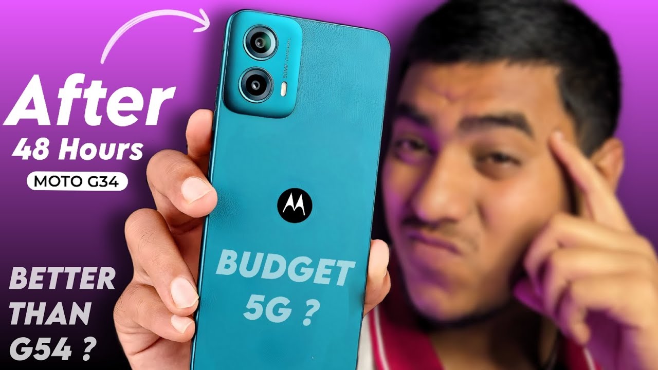 Moto G34 5G Review After 48Hrs Budget 5G Phone ! Better than Moto G54