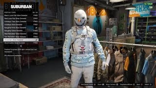 GTA 5 ONLINE FESTIVE SUPRISE 2017 CHRISTMAS CLOTHING!
