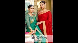 Antra Presents Latest Sargam Chiffon Sarees Wholesale Supplier Surat