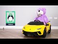 Lamborghini Huracan Performante 12v Electric Ride On Car For Kids With Parental Remote Control