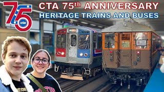 CTA 75th Anniversary Celebration (with heritage trains and buses)