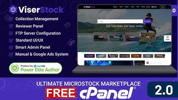 ViserStock - Ultimate Microstock Marketplace script free download │How to setup ViserStock in cpanel