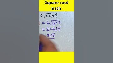 Square root math #shortsfeed #maths #mathetricks #mathproblem #trandingshorts #exercise #mathstricks