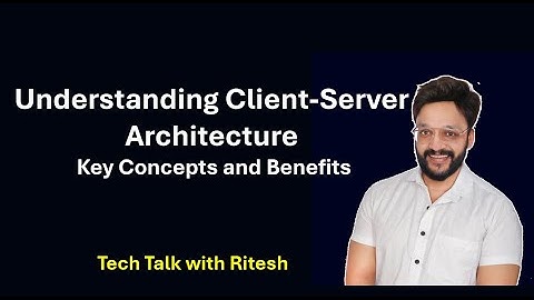 Understanding Client-Server Architecture #ClientServer #SoftwareArchitecture #DistributedSystems
