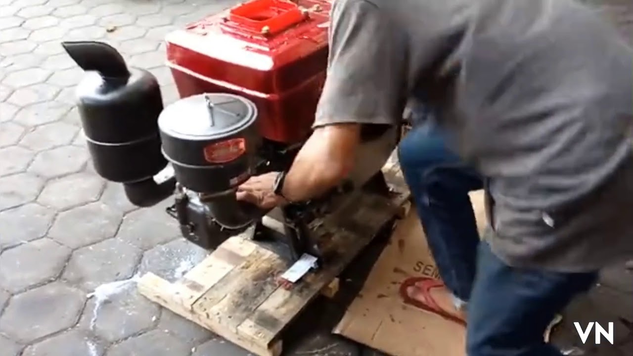 How to Start Diesel Engine - YouTube