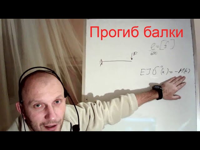 Определение прогибов балки методом Верешагина