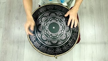 GUDA DRUM 2.0 Plus. Mystic scale / Dnipro design aluminium bottom