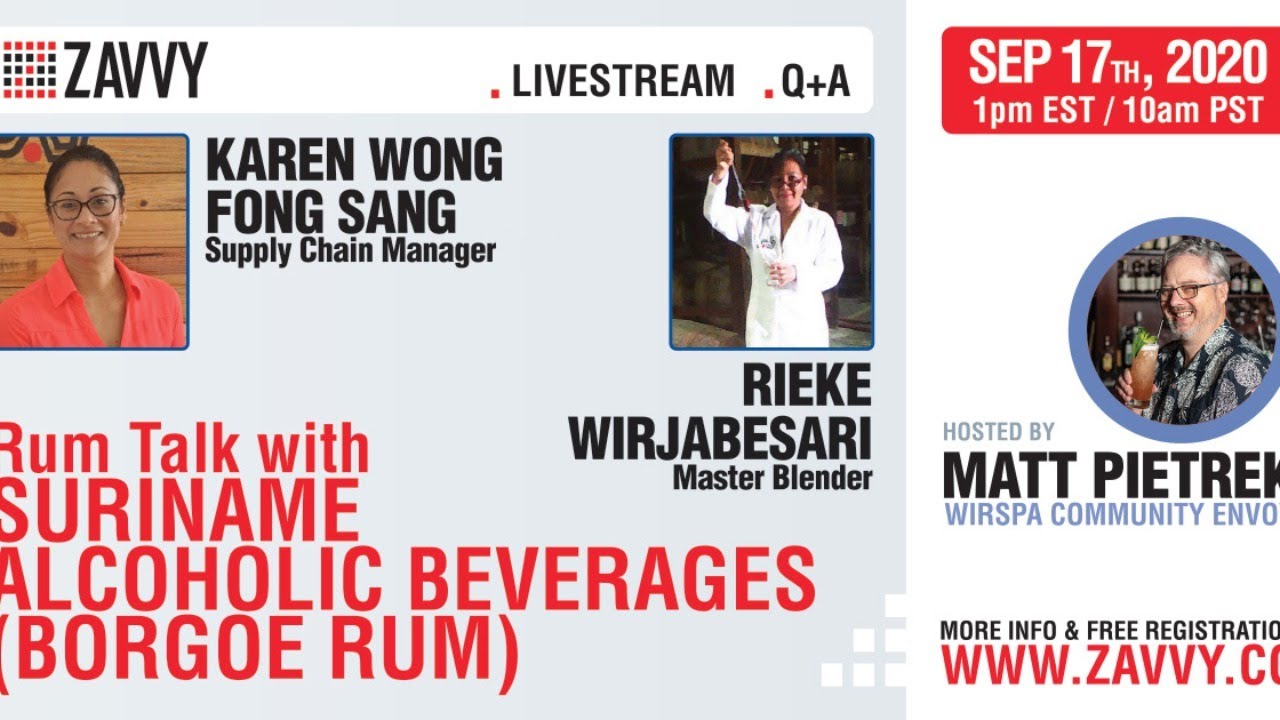 Rum Talk with Suriname Alcoholic Beverages Rum) YouTube