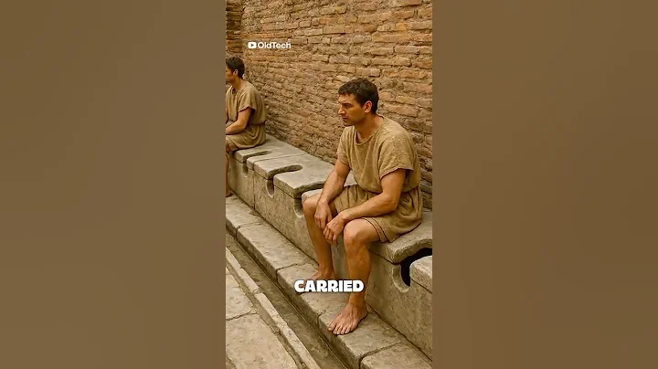 The strange toilet of ancient times! 🚽