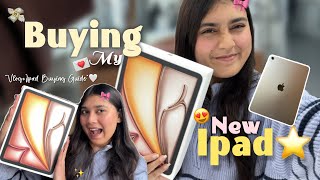 Buying💸The ipad Air M3 “Starlight”⭐️(Unboxing+Vlog+Buying Guide)#ipad 