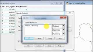 Updating a column in Mapinfo tables