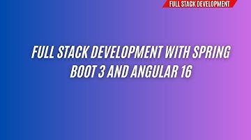 Full Stack Todo App with Angular 16 and Spring Boot 3 | Step-by-Step Tutorial