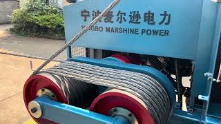 Marshine 40Kn Hydraulic Conductor Puller Testing