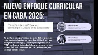 Secuencias Didácticas que Integren Tecnología, Diseño y Programación (TDP) - Nuevo Enfoque CABA 2025