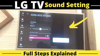 LG TV Best Sound Setting Mode | Audio Setting In Lg TV | Full Steps In 2021 screenshot 3