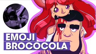 Brococola emoji  - Proceso de trabajo - color digital