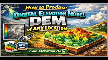 How to produce Digital Elevation Model DEM of any location from Elevation Data