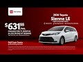 Toyota Sienna 05/29/2026 7465476