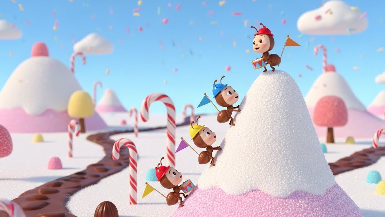 The Ant Parade Marched Through Sugar Hills | Fun Counting and Adventure Song for Kids