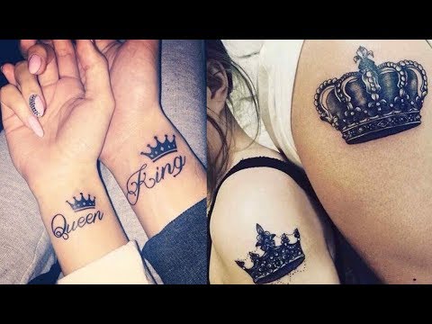 King And Queen Tattoos Ideas For Couples Youtube
