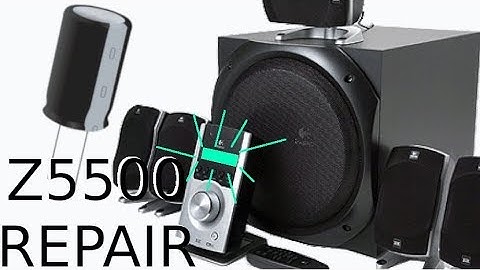 Logitech Z5500 Repair - Backlight Blinking, Not Booting up