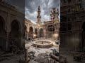 Broken Masjid to Beautiful Masterpiece 🕌✨ | Cinematic Restoration Timelapse #AIArt #Timelapse