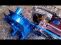 Two homemade wood chippers on 8hp diesel engine