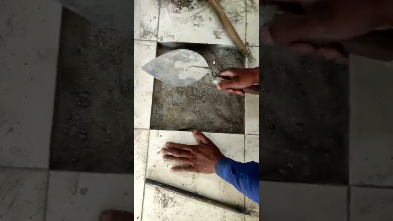 replacement of damage floor tiles