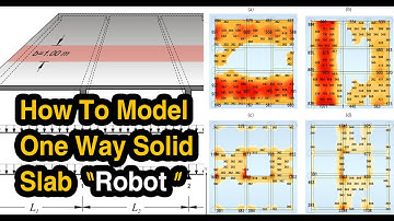 How To Model One Way Solid Slab using Robot structural analysis 2013