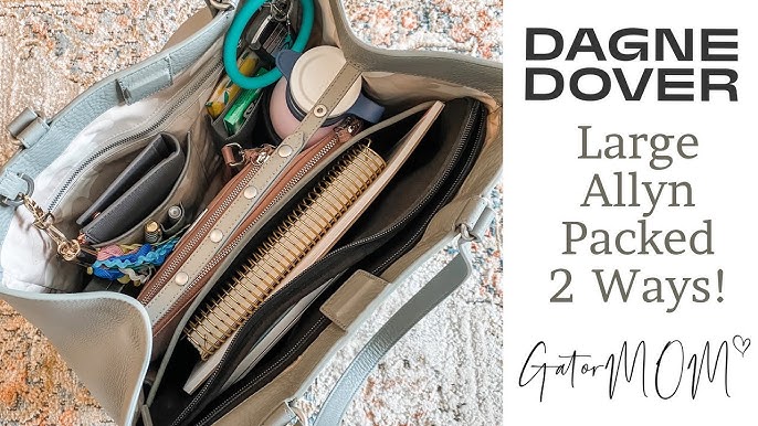 Dagne Dover Leather Allyn Tote Large & Medium Comparison 