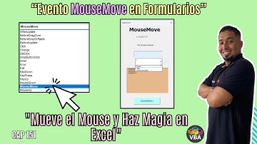 aprende a Usar el Evento MouseMove para Interacciones en Formularios VBA Excel Cap 151 #sepamosexcel