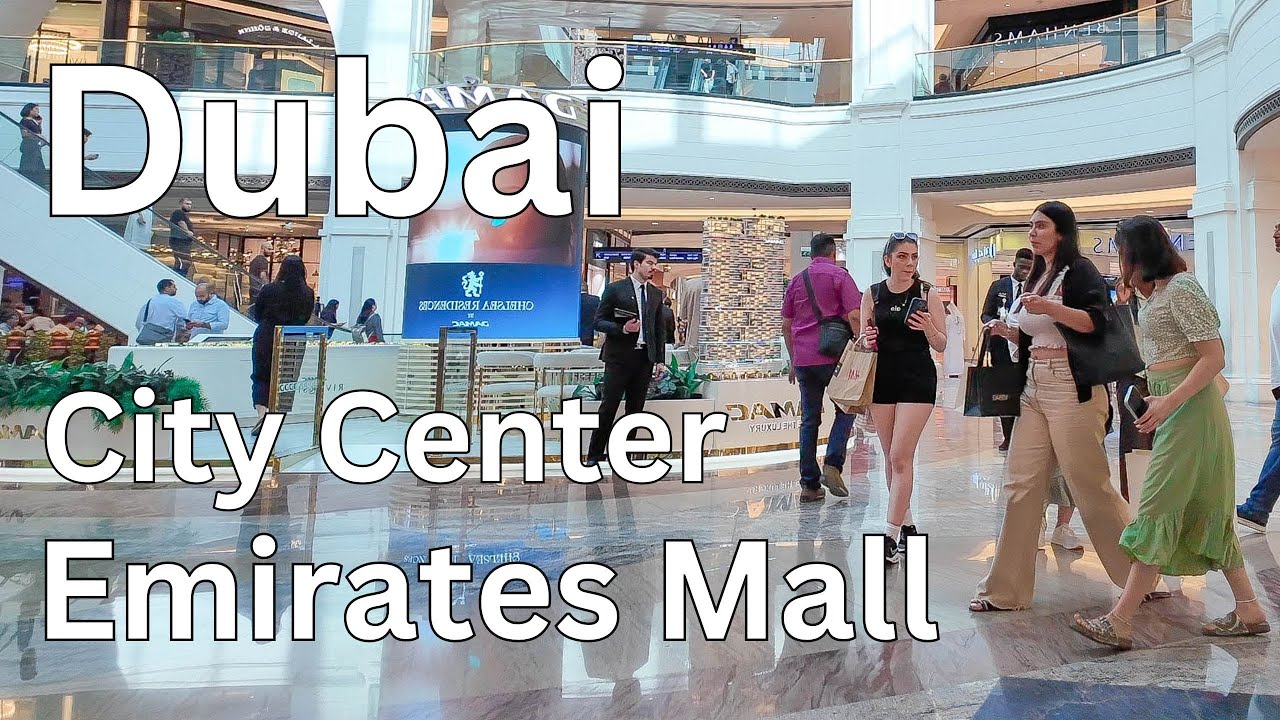 Dubai [4K] Mall of the Emirates City Center Walking Tour 🇦🇪