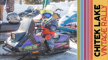 Vintage Snowmobile Rally: Chitek Lake