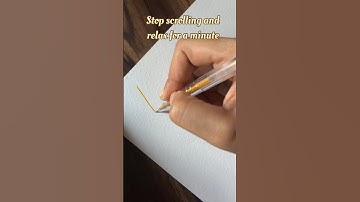 Stop Scrolling and relax for a minute #handwriting #lettering #art #fun