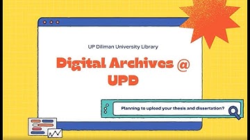 University of the Philippines Digital Archives | DA@UP