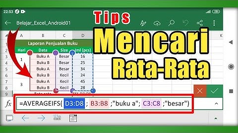 Bagaimana cara menghitung rata-rata mingguan dari data harian di excel?