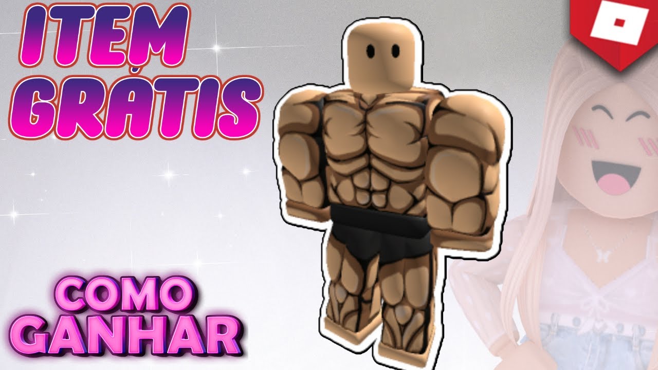 COMO GANHAR 1 BUNDLE DE CORPO MUSCULAR GRÁTIS NO ROBLOX . 